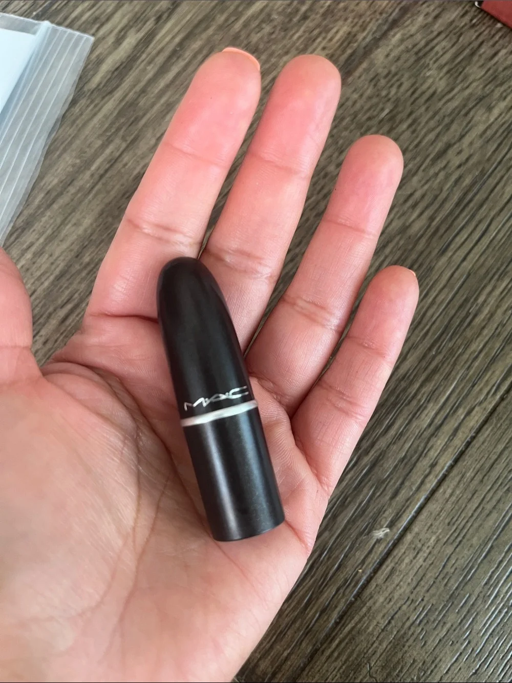 MAC Cosmetics retro matte lipstick in shade 701- All Fired Up